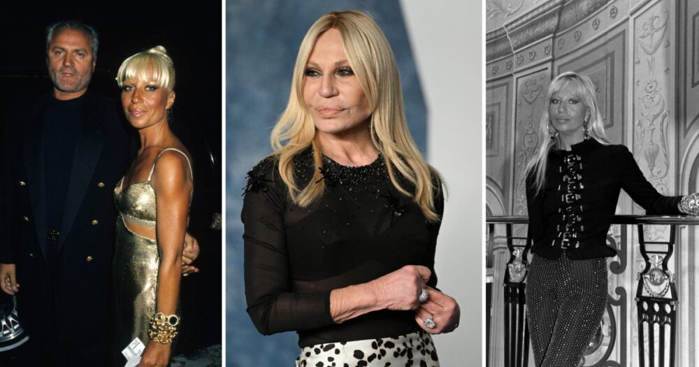 Donatella Versace Marie Claire