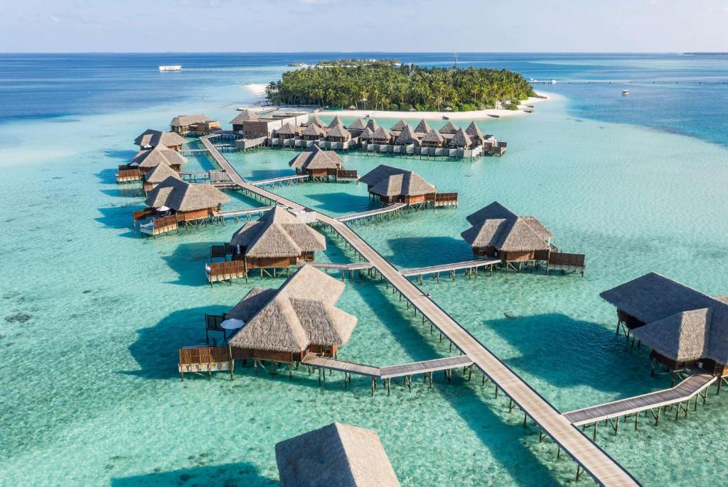 Extravagantné dovolenkové destinácie Conrad Maldives Rangali Island View