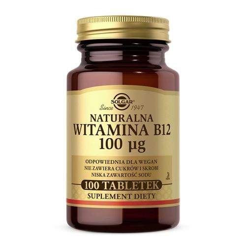 Solgar prírodný vitamín B12 100 Ug tablety X 100 ks.2