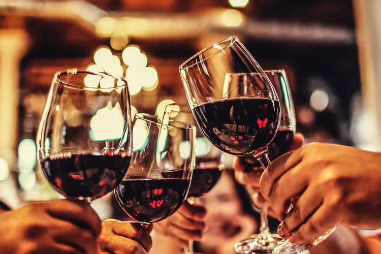 Fľaše talianskeho vína