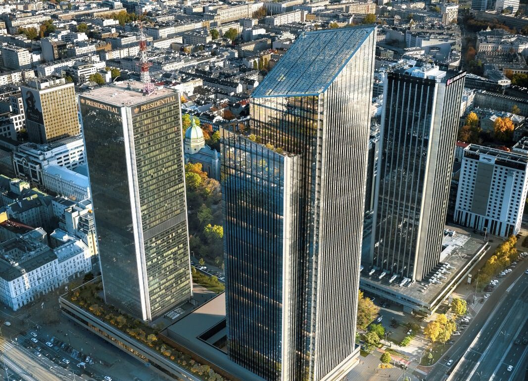 Lilium Tower vo Varšave Organický mrakodrap v pozastavení