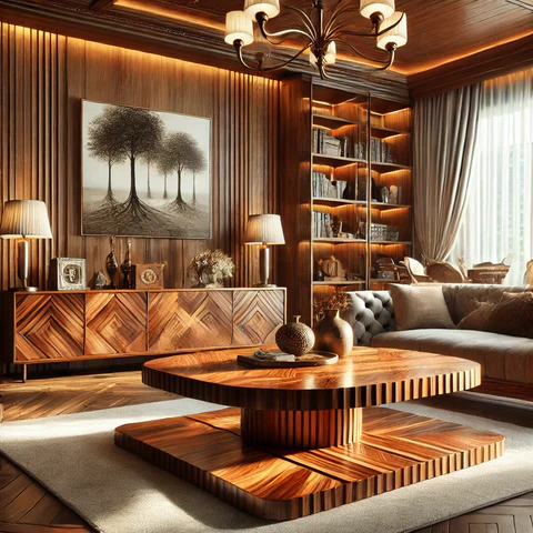 Luxusný drevený nábytok