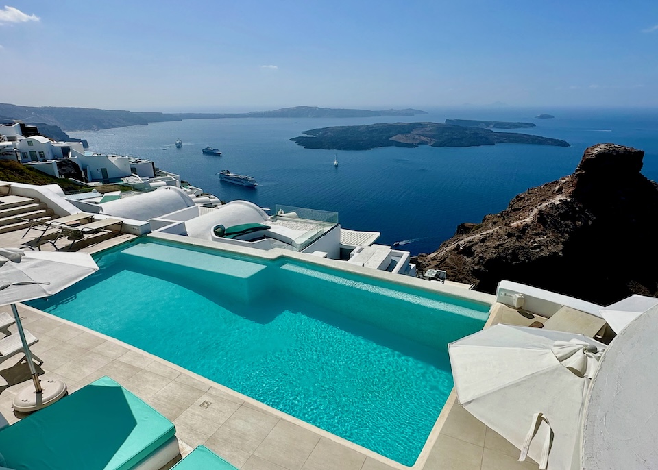 Hotely na Santorini